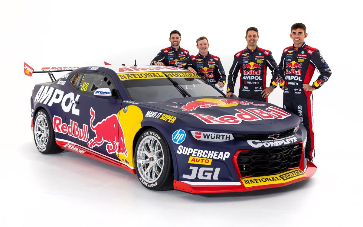 Enter the Red Bull Holden Racing Team