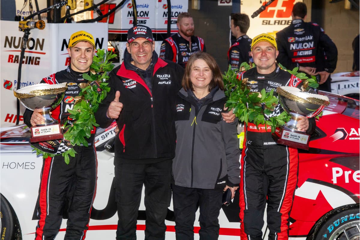 James Golding, Peter Xiberras, David Russell Sandown 500 2024