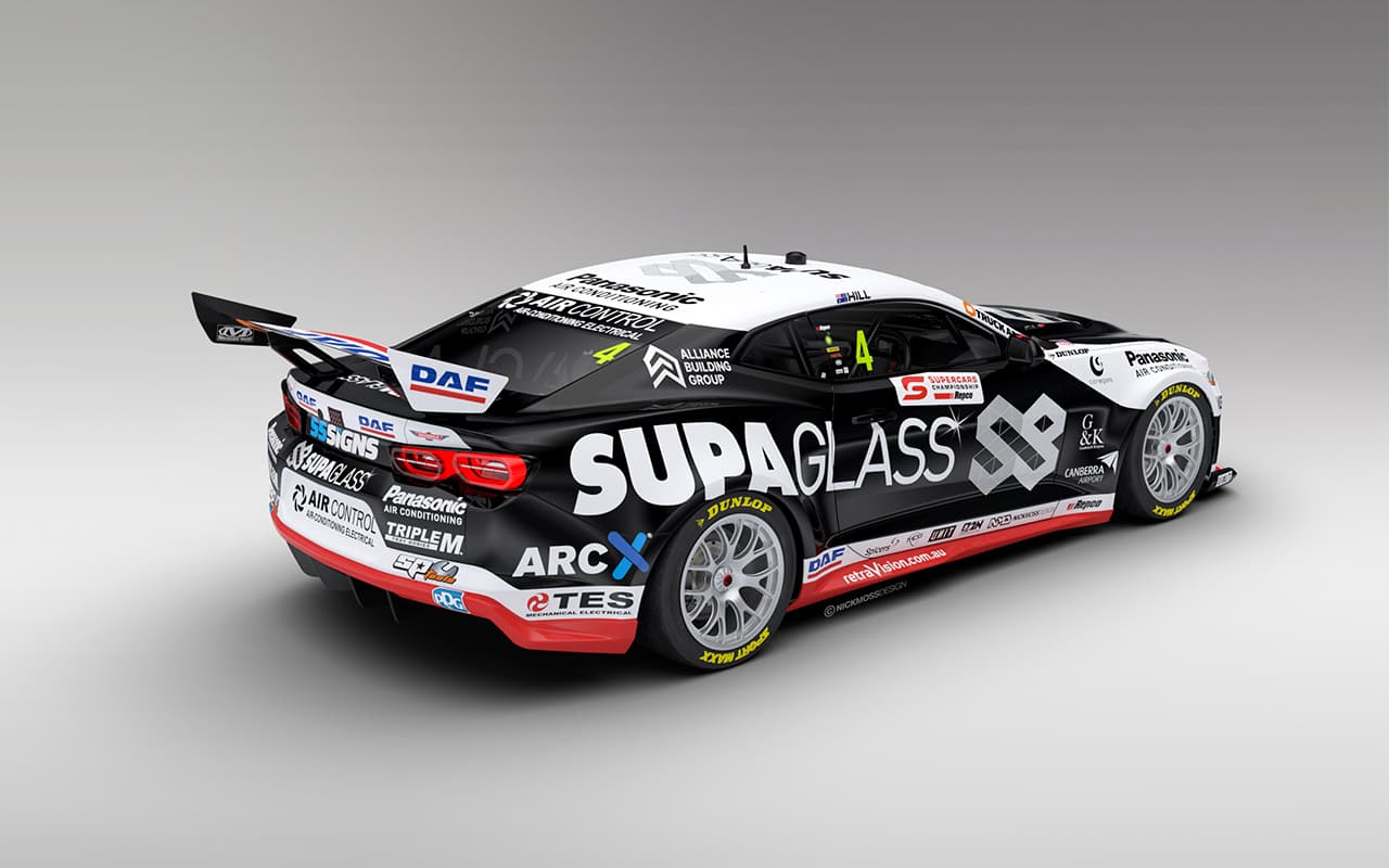 MSR 2025 CAMARO-SUPAGLASS-UNIT-PANASONIC-AC Livery Design ( 4) V3G 10 (ELEVATIONS) REAR 3-4 CROPPED