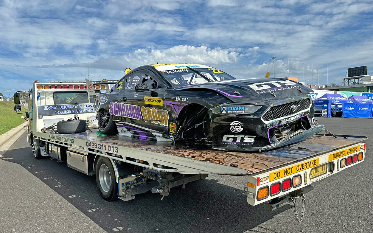 kelly bathurst 2024 crash 1