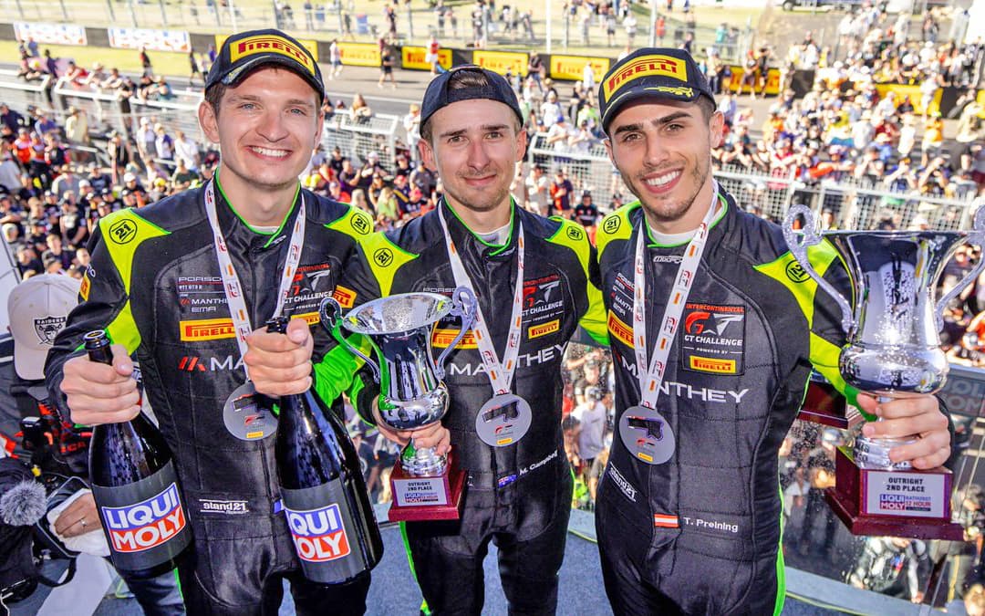matt campbell bathurst 12 hour podium 2023