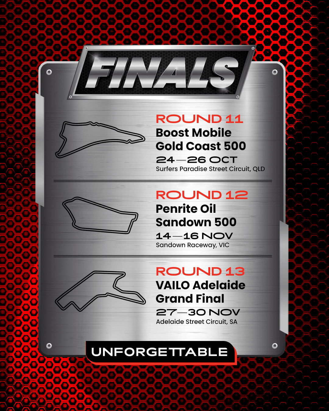 SC25 - Championship Calendar. A New Era - Social Carousel 4