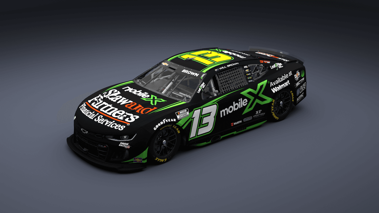 Will Brown X Kaulig Racing Chicago Render 1