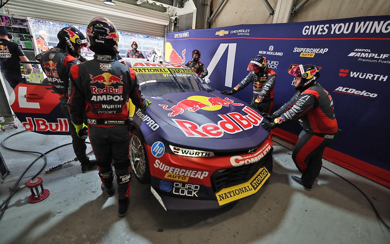 van gisbergen adelaide garage 1