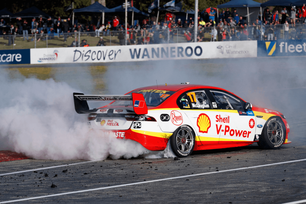 McLaughlin Perth Sunday burnout 2018