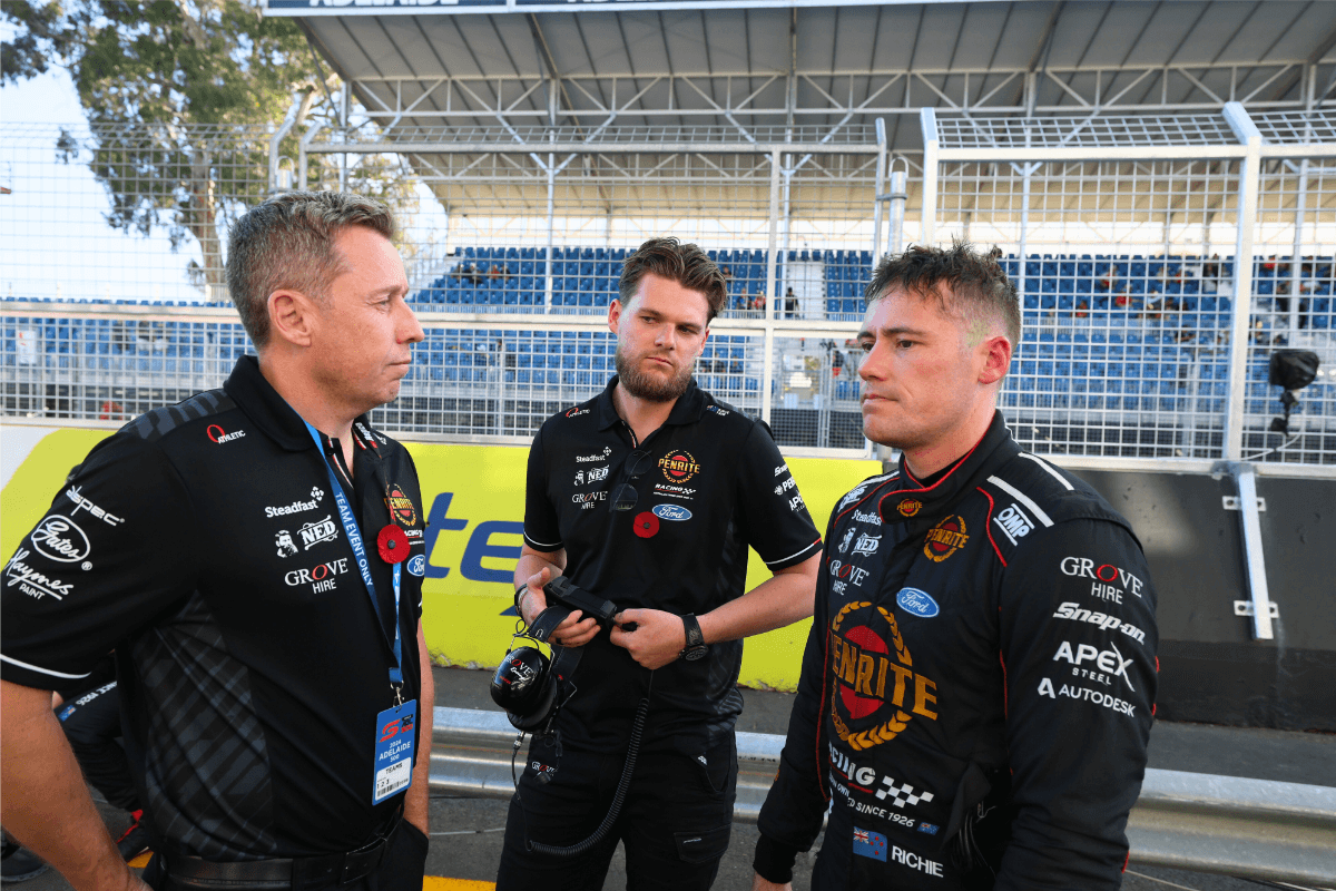 Stanaway post-qualy crash Adelaide 2024