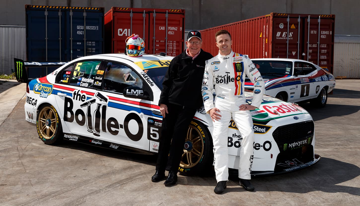 Prodrive unveils tribute to Moffat and Bond 1-2 Open Graph Image