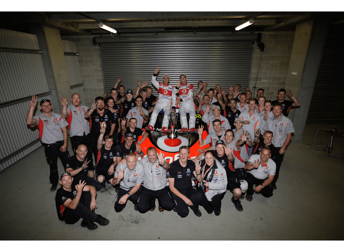 Triple Eight Celebrate Bathurst 2008