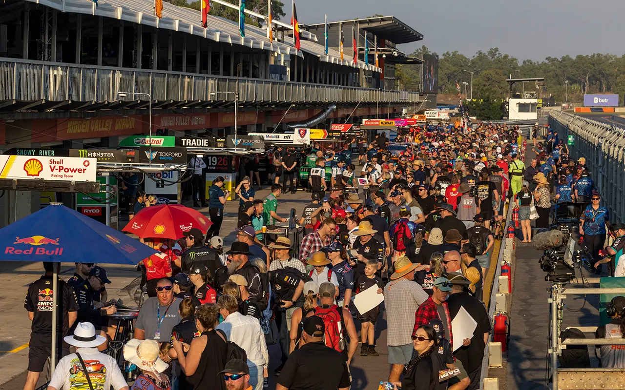 darwin 2023 pit lane colour