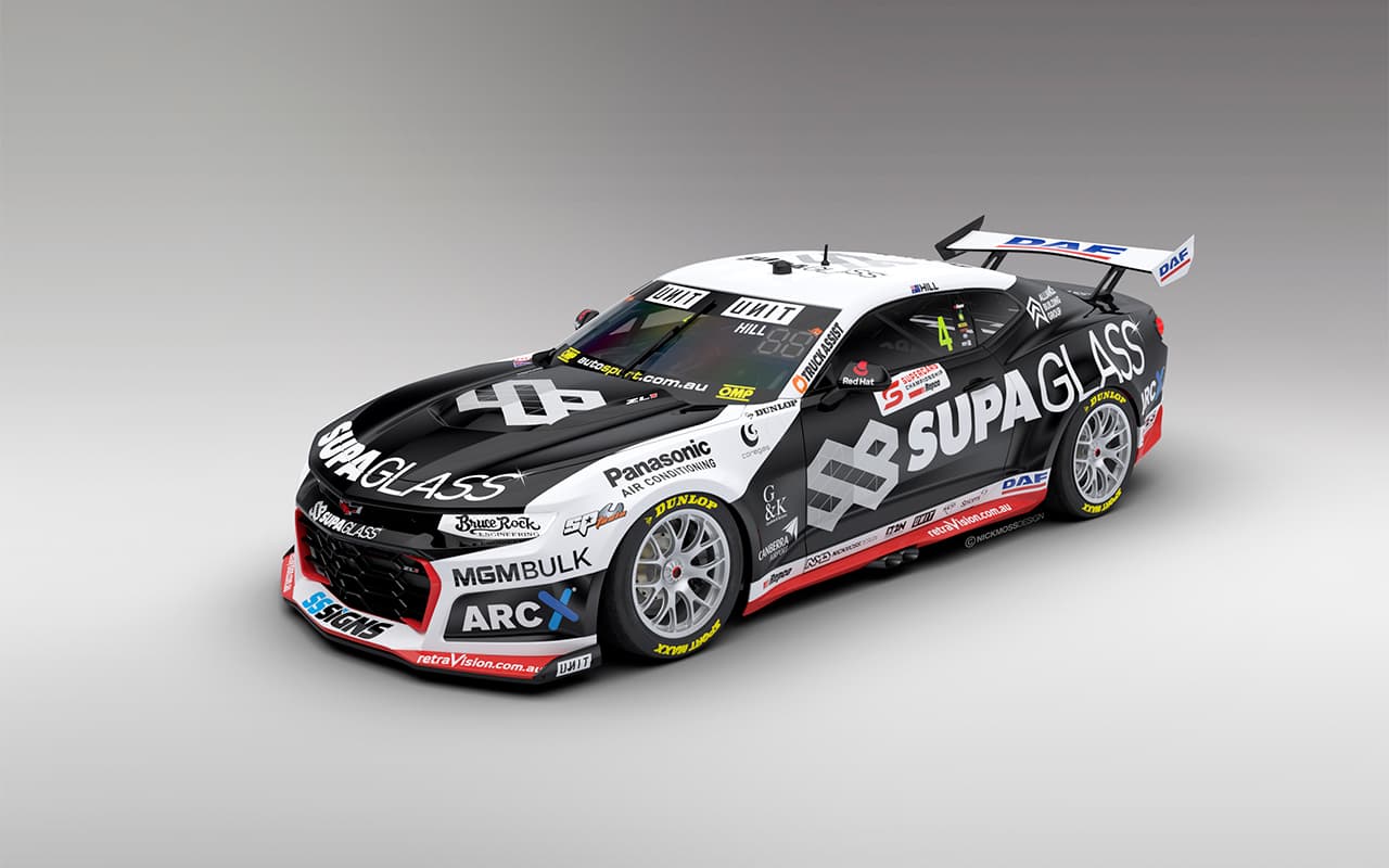 MSR 2025 CAMARO-SUPAGLASS-UNIT-PANASONIC-AC Livery Design ( 4) V3G 10 (ELEVATIONS) FRONT 3-4 CROPPED