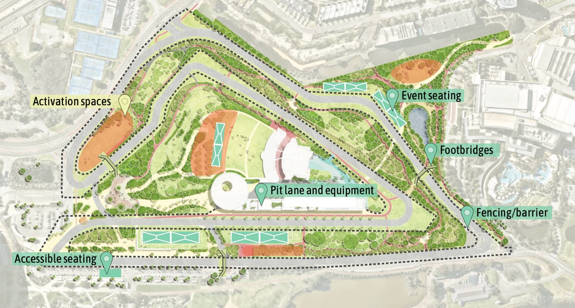 perth street track map