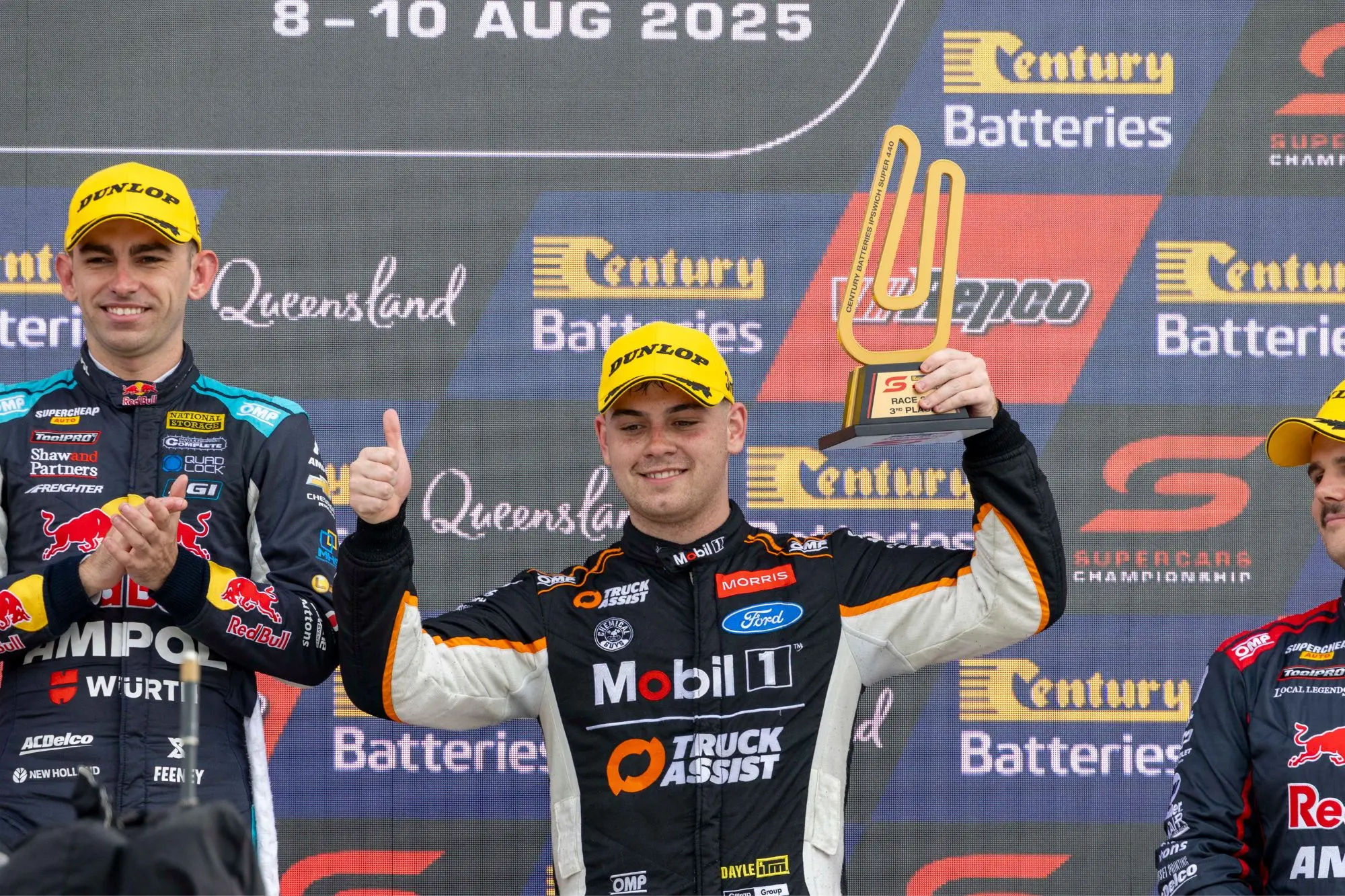 Wood podium Ipswich 2025