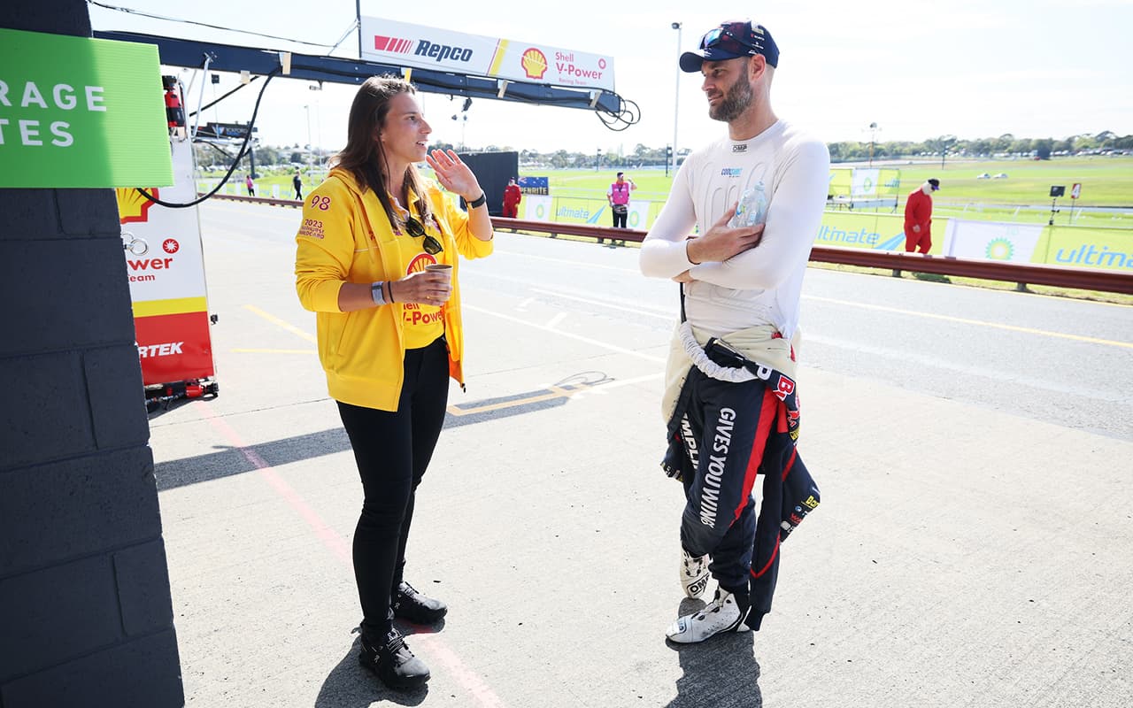 simona de silvestro shane van gisbergen sandown 2023