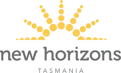 Official Charity Tasmania - New Horizons Logo - Full lockup Original
