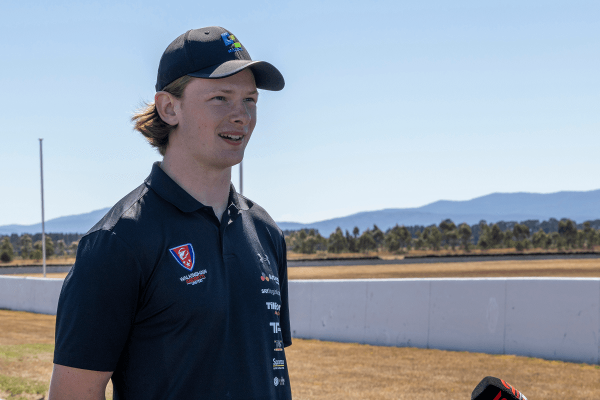 Logan Tasmania media day Super2 2025 2