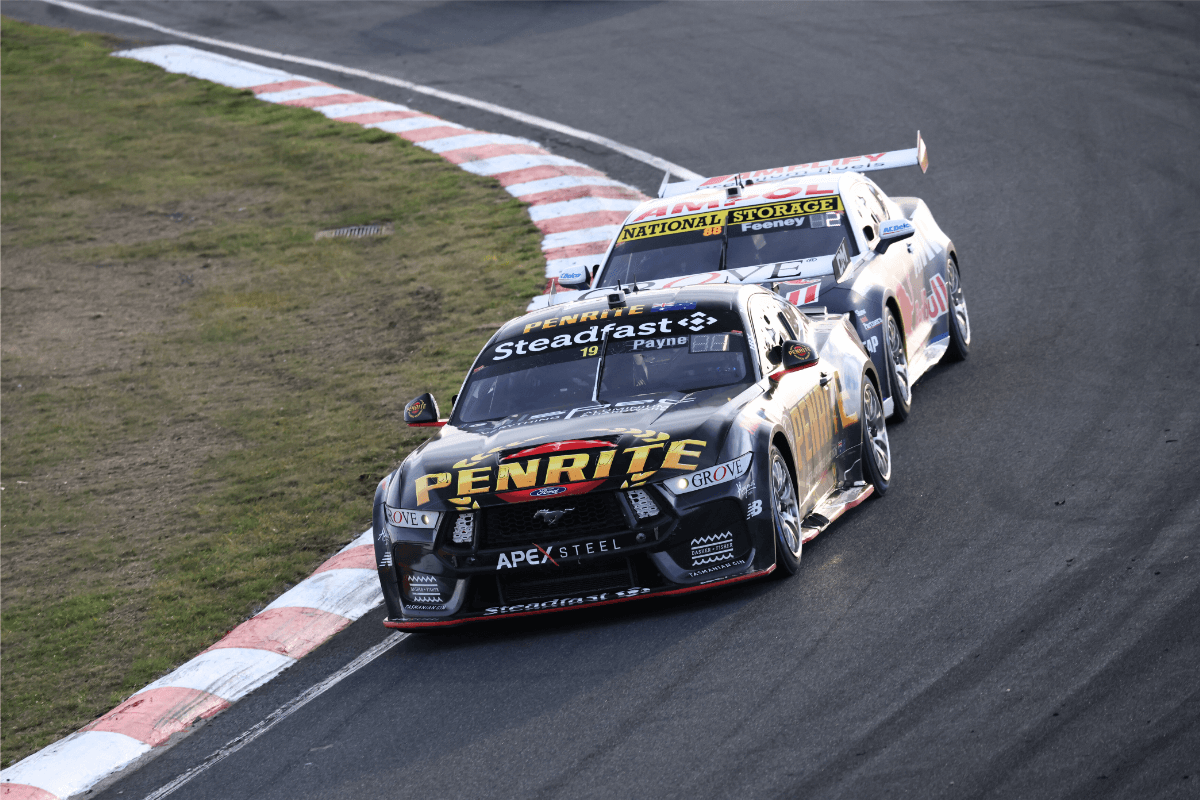 Payne Feeney Race 13 Tasmania final lap 2025