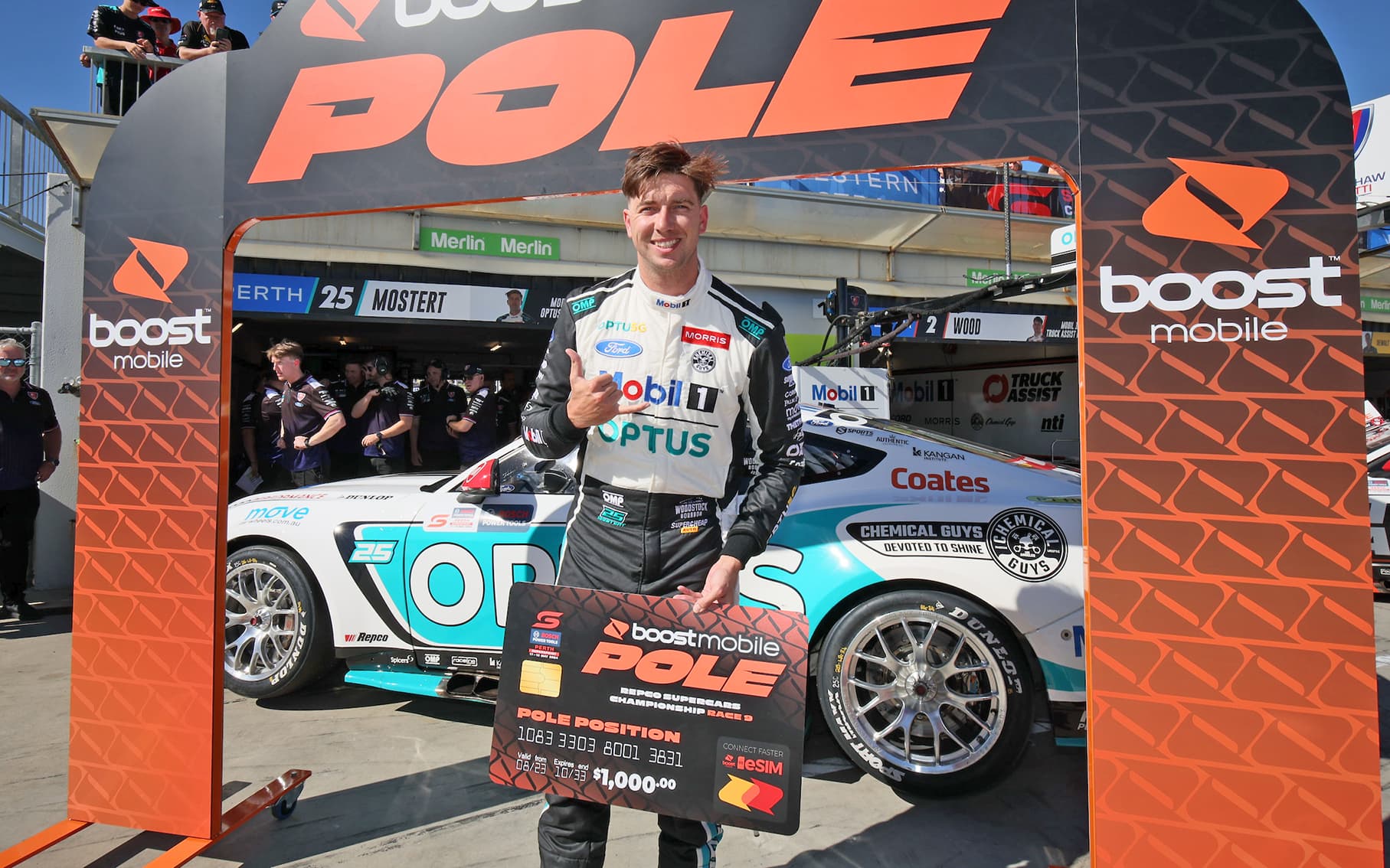 mostert pole perth saturday 1 2024