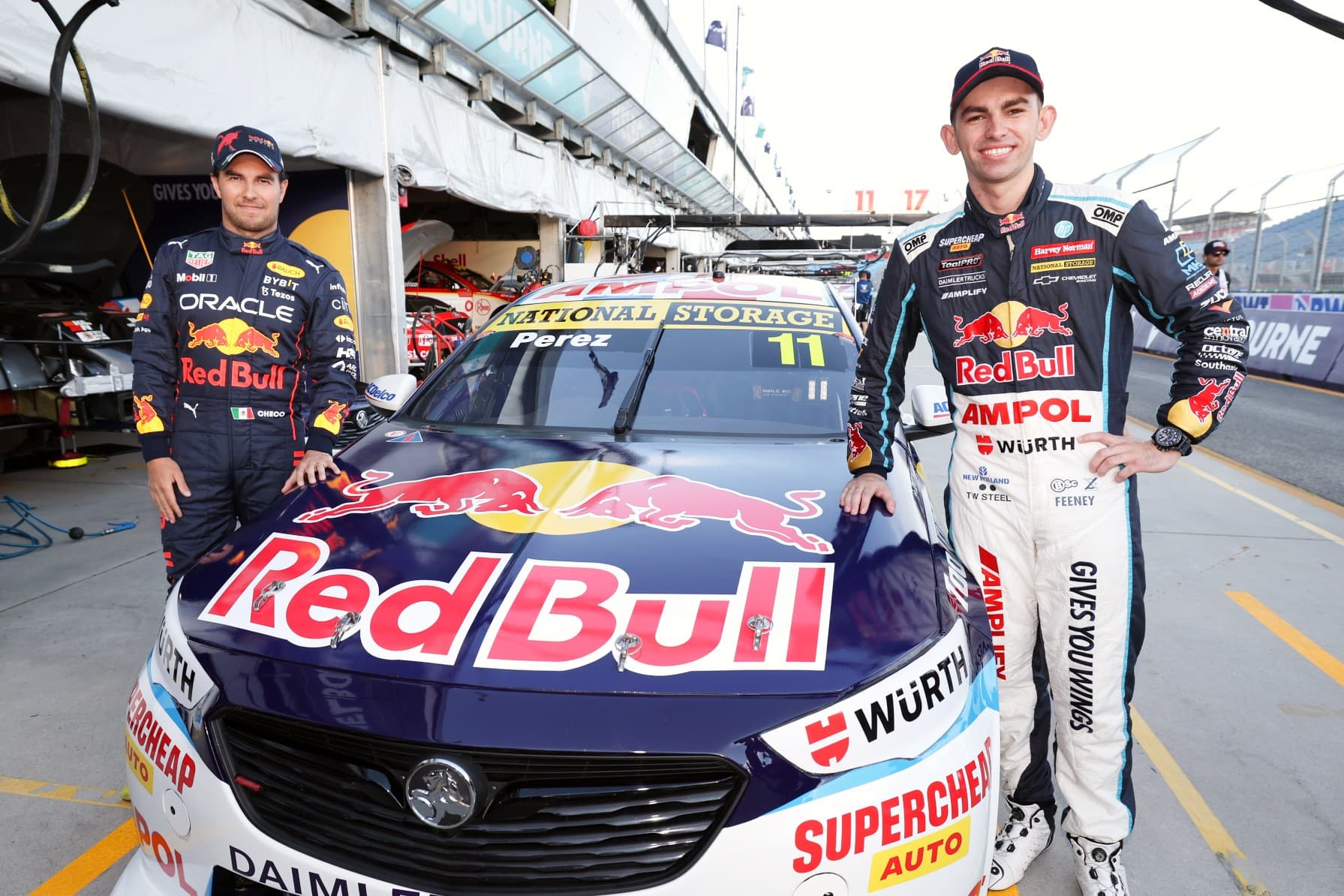 Perez upbeat by first Supercar laps Open Graph Image