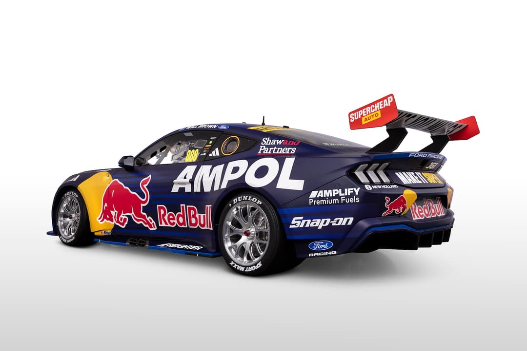 Red Bull Ampol Racing reveals striking 2026 Ford livery | Supercars