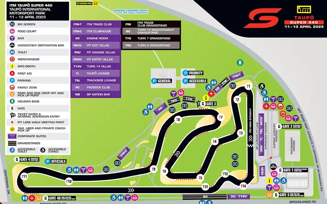 Itm Map ITM Taupō Super 440: Everything you need to know | Supercars