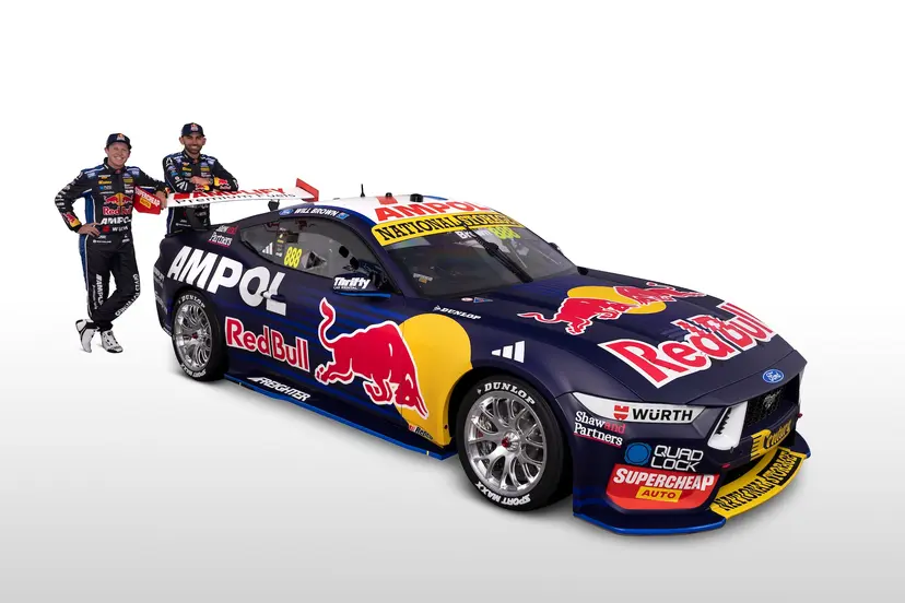 Red Bull Ampol Racing reveals striking 2026 Ford livery | Supercars